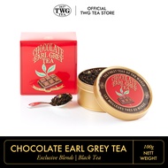 TWG Tea | Chocolate Earl Grey, Loose Leaf Black Tea Blend in Caviar Gift Tea Tin, 100g