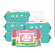 Baby Wipes premium wet tissue alcohol free baby  wet tissue 80 Pcs