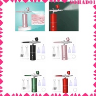 [Sohad] Airbrush Set Multiuse Handheld Paint Spray for Nail Art Model Spray Painting