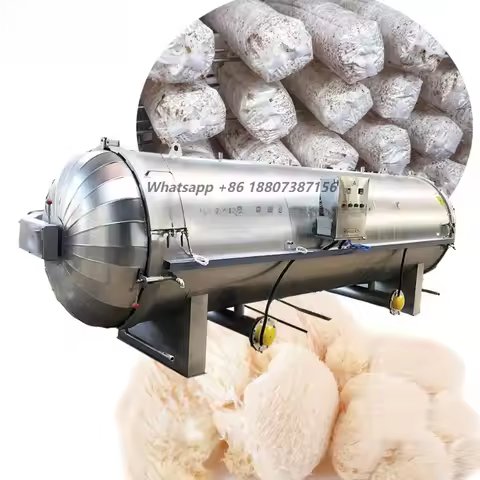 Double Door Edible Fungus Sterilizer Retort Machine Mushrooms Sterilization Retort Autoclave Machine