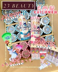 獅王 - 麵包超人兒童牙膏 40g/ UFC BRUSSY 中軟毛兒童牙刷/ SUNSTAR 巧虎兒童牙膏 70g