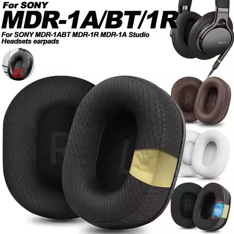 Earphone pads For SONY MDR-1ABT MDR-1R MDR-1A MDR-MV1 MDR-M1ST replacement Earpads Mesh cloth Memory