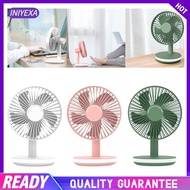 [Iniyexa] Table Fan Personal Fan with Night Lamp USB Battery Powered for Dormitories