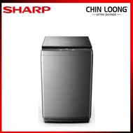 [ESX 1021] Sharp ESX1021 Top Load Washer LED Display Stainless Steel Tub 10.5 KG