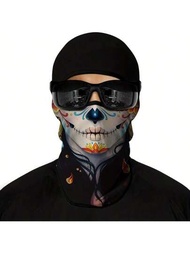 3d口罩滑雪面罩機車全臉面罩戶外戰術頭套口罩男女式萬聖節自行車騎行