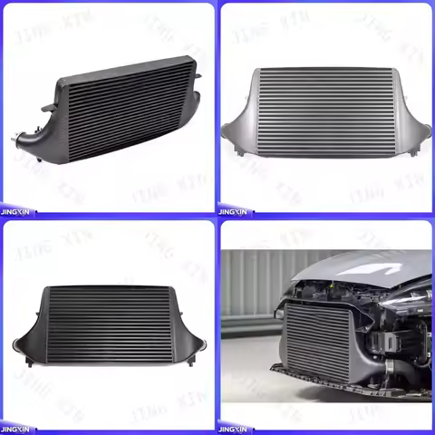custom for Fiesta MK8 ST200 MK8.5 MK8 Intercooler Front Mount Installation Kit Turbocharger Cooling 