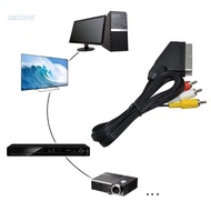 【3C】 Quality 1 8m 6Feet  Scart To 3 RCA  Video Cable For NES For FC