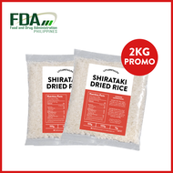 2kg Promo - Shirataki Dried Rice / Dry Rice