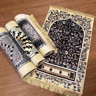 CODE V46F Thick Anti-Slip Prayer Rug with Cream, Black, Latte, and Color Base