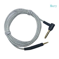Mary PVC Headphone Cable with Silver Platings Cord for HD598 599HD558HD518 HD599 HD569 Headsets Cord