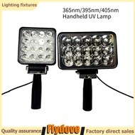 Led Purple Light 365nm 395nm 405nm Handle UV Curing Lamp Crystal Epoxy Resin Ink Paint Shadowless Of