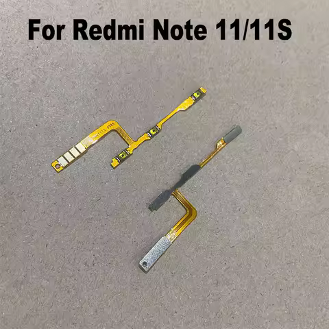 Power Flex Cable For Xiaomi Note 11 11S Power On Off Volume Button Key Flex Cable Replacement