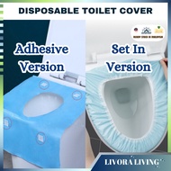 Disposable Toilet Seat Cover Waterproof Penutup Tempat Duduk Tandas Pakai Buang [Ready Stock in Malaysia][Fast Shipping]