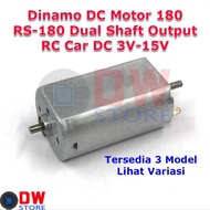 Dinamo DC Motor RS180 RS-180 180 Dual Shaft RC Car Boat 3V-15V