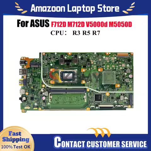 X712DAU Laptop Motherboard For ASUS VivoBook X712DAP F712D X712DA X712DK V5000d M5050D X712D M712D M