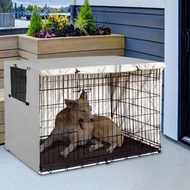 [Shamjina] Pet Kennel Cover Dog Crate Cover Sun Protection Windproof Breathable Dog Enclosure Covers