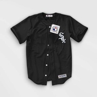 Black Baseball Jersey/Baseball Shirt/Unisex Baseball Shirt