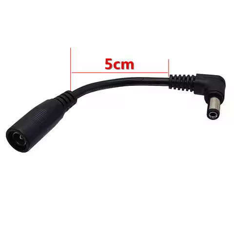 5.5mm 2.1mm DC Extension Cord 22AWG Wire Male To Female Power Cable For CCTV Security Cameras LED St