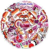 Set of 50 Lesbian LGBT Decorative Stickers