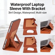 1 in 2 Stand Laptop Bag 14/16/15 Pu Case Stand Sleeve Soft Waterproof Laptop Notebook Inner Packagin