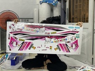 tem rời dán xe mio mẫu HELLO KITTY