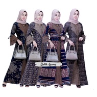 Atasan Baju Gamis Batik Keluarga Pesta Kondangan Nikahan Resepsi