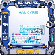 VALKYRIE VK87 MAX V2 THOR 87Keys Mechanical Keyboard 3Mode 2.4G Bluetooth Wired Hot‑swap Gasket 8K P