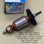 [ Khoan Bosch ] Rotor Máy Khoan Bê Tông Bosch GBH 2-24 DSE Và 2-26 Đời Mới Thân Ngắn 144mm LOẠI TỐT