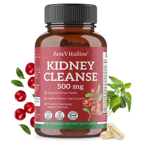KIDNEY CLEANSE - 500 Mg, Supports Kidney Health, Healthy Urinary Tract Support, Powerful Cleansing S