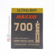 Ban Dalam Maxxis Ultralight 700 x 25 25c 28 2332 Inner Tube Sepeda -