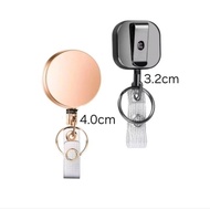 Taiwan Shipping Round Square Retractable Buckle Extension Office Id Holder Identification Card Easy 