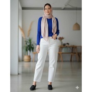 WOMAN WHITE JEANS & BLOUSE DAISY BY VOIR