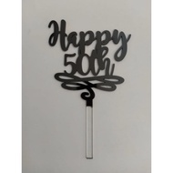 Custom 50th birthday topper