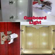 Cupboard Hinge LED Light Open Door Activated Wardrobe Cabinet Save Energy