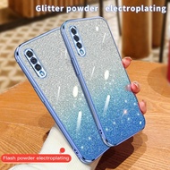 For Samsung Galaxy A50S A 50S SM-A507F Case Soft Silicone Edge Plating Bling TPU Phone Case Back Cover