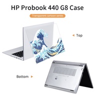 นำไปใช้กับ HP Probook 440 G8 14นิ้วเคสแล็ปท็อปสำหรับ Pavilion 14-dv PVC Hard Shell เคสลายการ์ตูน