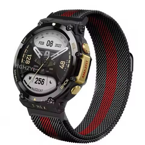 Milan Magnetic Loop Strap For Amazfit T-Rex 2 pro Wriststrap Bracelet Correa For Amazfit T-Rex Pro M