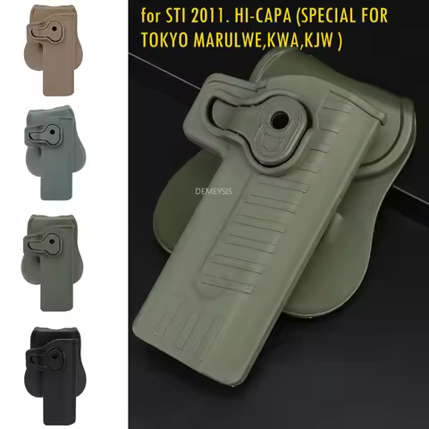 Tactical Gun Holster Men Hunting Shooting Gun Waist Belt Holster for STI2011.HI-CAPA Gun Case Pistol