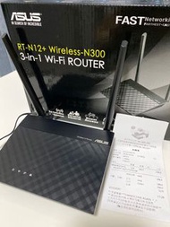 華碩路由器 ASUS RT N12+  3-in-1 router