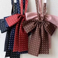 New Arrive Kawaii Dots Big Bow Tie Girls Woman Uniform Ribbon Bow Tie JK Cosplay Suit Accessories
