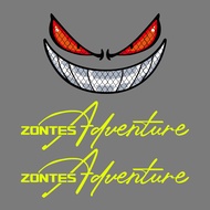 For ZONTES 368G 703F 703RR 703R 350E Devil Reflective Motorcycle Stickers Moto Scooter Body Windshie