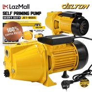 DELTON ปั๊มน้ำเจ็ทเดี่ยว ปั๊มน้ำเจ็ท 1 แรงม้า 800W 1HP ปั๊มน้ำ Self Priming Pump รุ่นงานหนัก ทำงานได