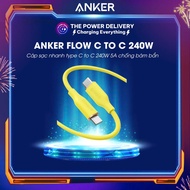 [YELLOW] ANKER A8552 0.9m fast charging cable, A8553 1m8 PowerLine III Flow C to C 100W 5A Super dur