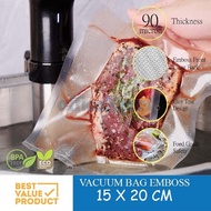 Vacuum Plastic 15X20 Vacuum Plastic 15 X 20 Vacuum Plastic Plastic Food Dry, Wet Vacuum Bag/