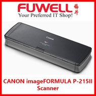 Canon image FORMULA P-215II Scanner [Promo Free NTUC $20 Voucher 1 Sep - 18 Dec 2022] [ 1 YEAR WARRANTY ]