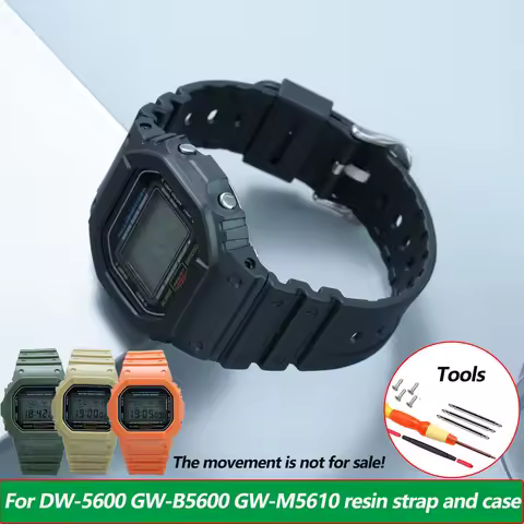 dw5600 TPU shell bezemod kit for Casio Small Square DW-5600/5610 GW-B5600 GW-5000 DW-5000 Series Res