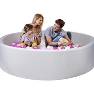 Foam Ball Pit for Kid, Kids Soft Ball Pit GREY