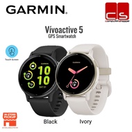 Garmin Vívoactive 5 Health and Fitness GPS Smartwatch with AMOLED Display - Black / Ivory
