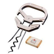 Two Prong Cork Puller Vintage Wine Opener Wine Connoisseur Collector for Uncorking zoeqnsg