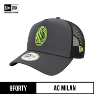 New Era 9FORTY E-Frame Trucker AC Milan Gray Snapback Cap
